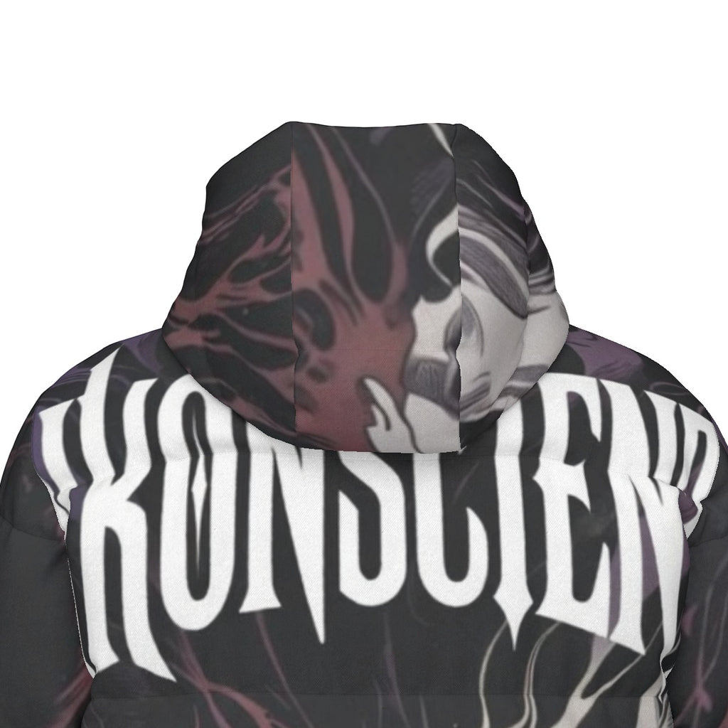 All-Over Print Unisex Long Down Jacket