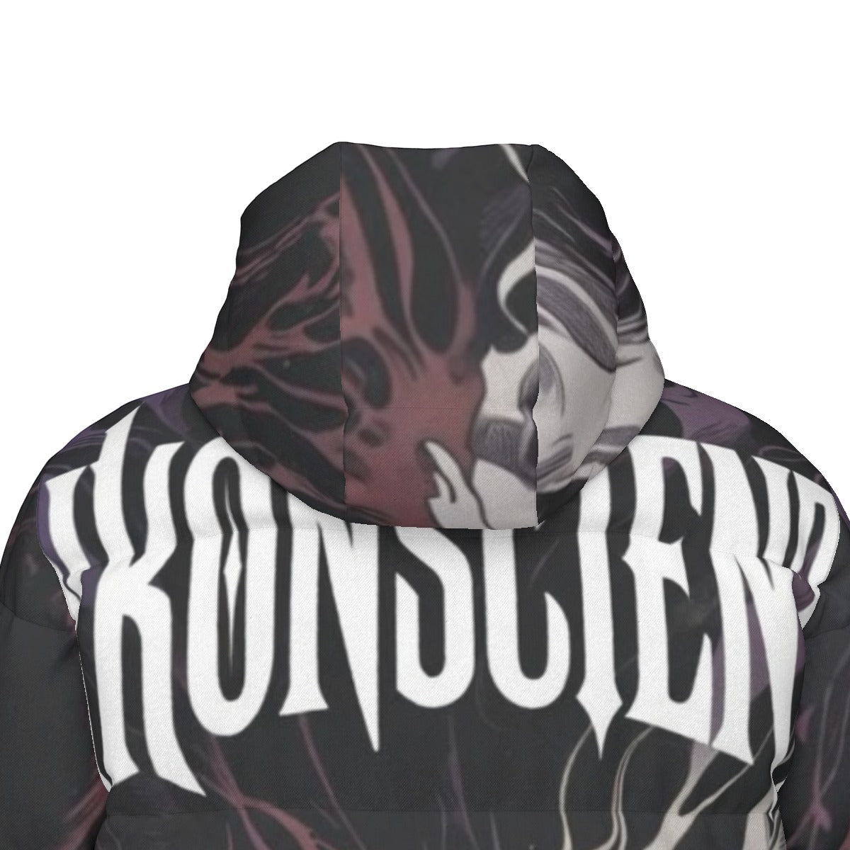 All-Over Print Unisex Long Down Jacket
