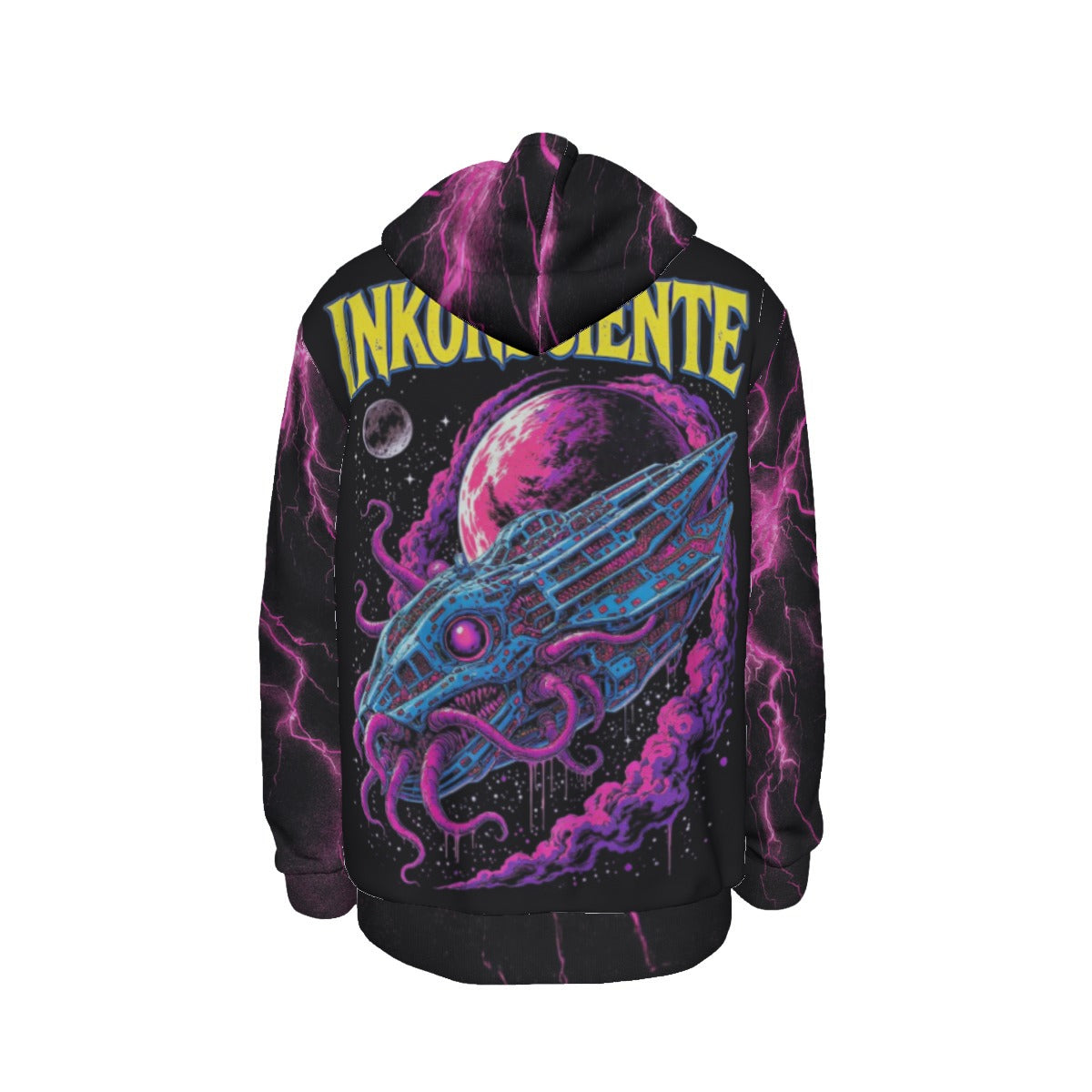 All-Over Print Men's Thicken Pullover Hoodie
