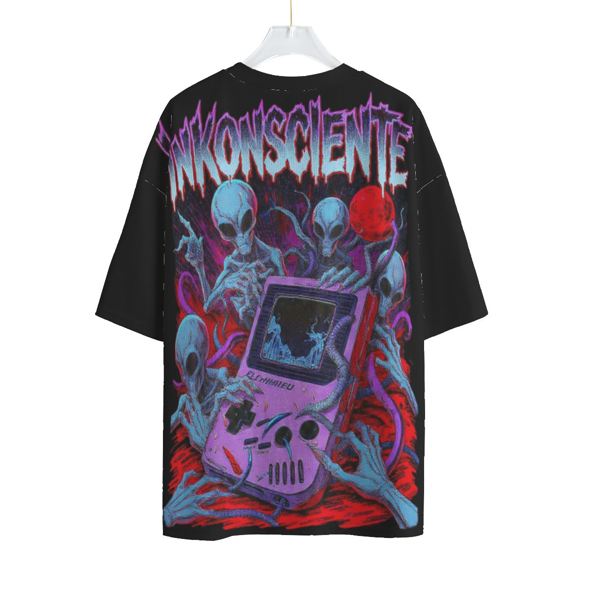 All-Over Print Unisex Drop-shoulder T-shirt