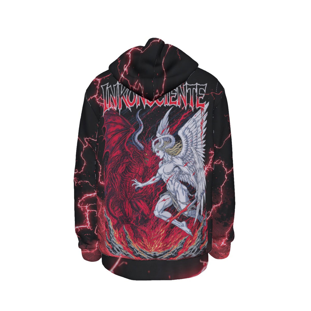 All-Over Print Men's Thicken Pullover Hoodie