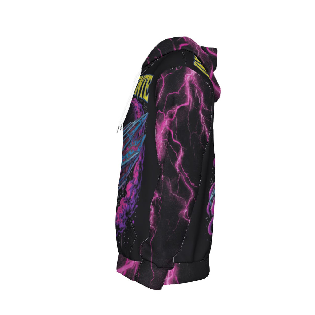 All-Over Print Men's Thicken Pullover Hoodie