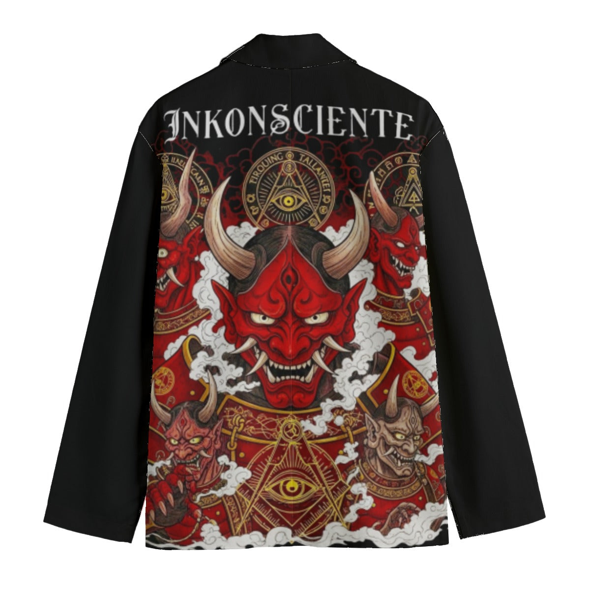 All-Over Print Men's Casual Flat Lapel Collar Blazer | 245GSM Cotton