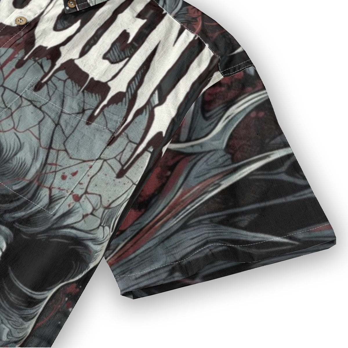 All-Over Print Men's Breathable Cotton Shirt|125GSM