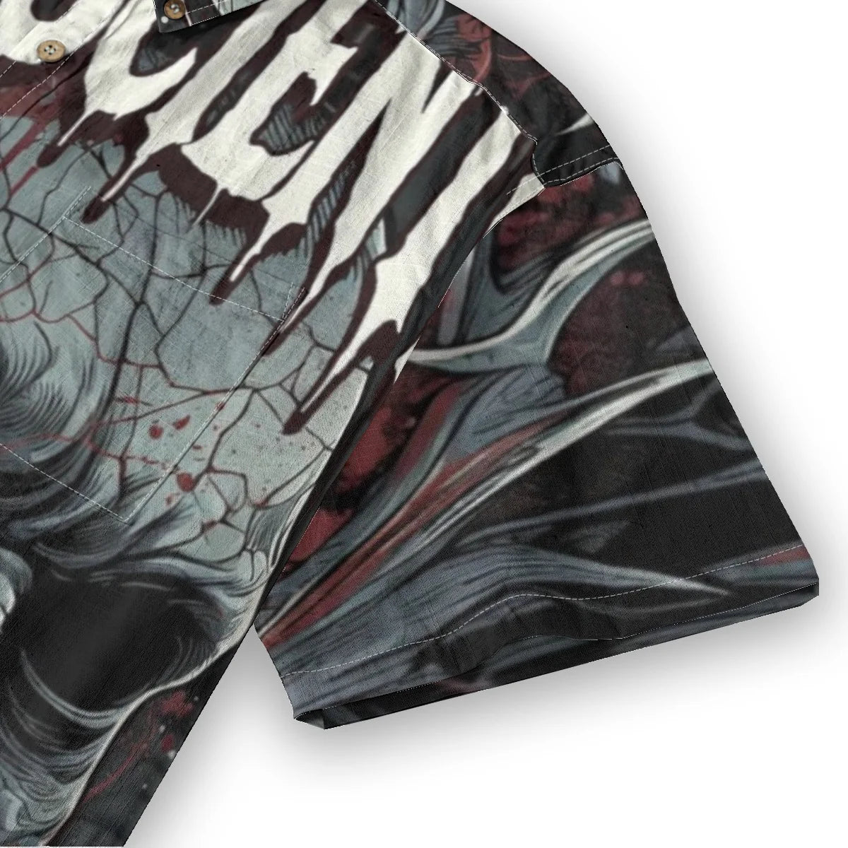 All-Over Print Men's Breathable Cotton Shirt|125GSM