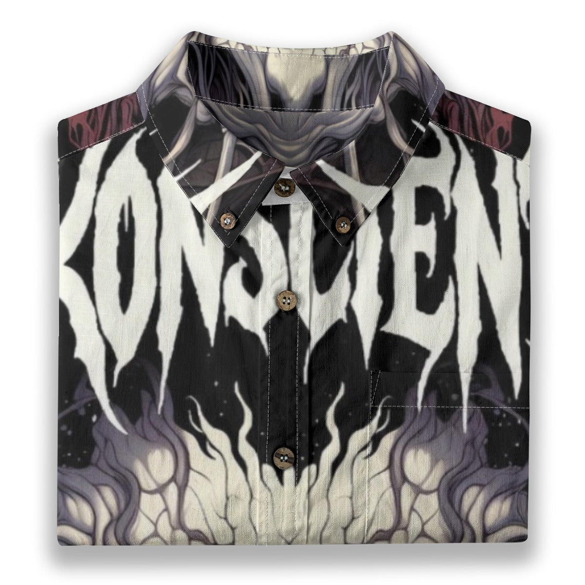 All-Over Print Men's Breathable Cotton Shirt|125GSM