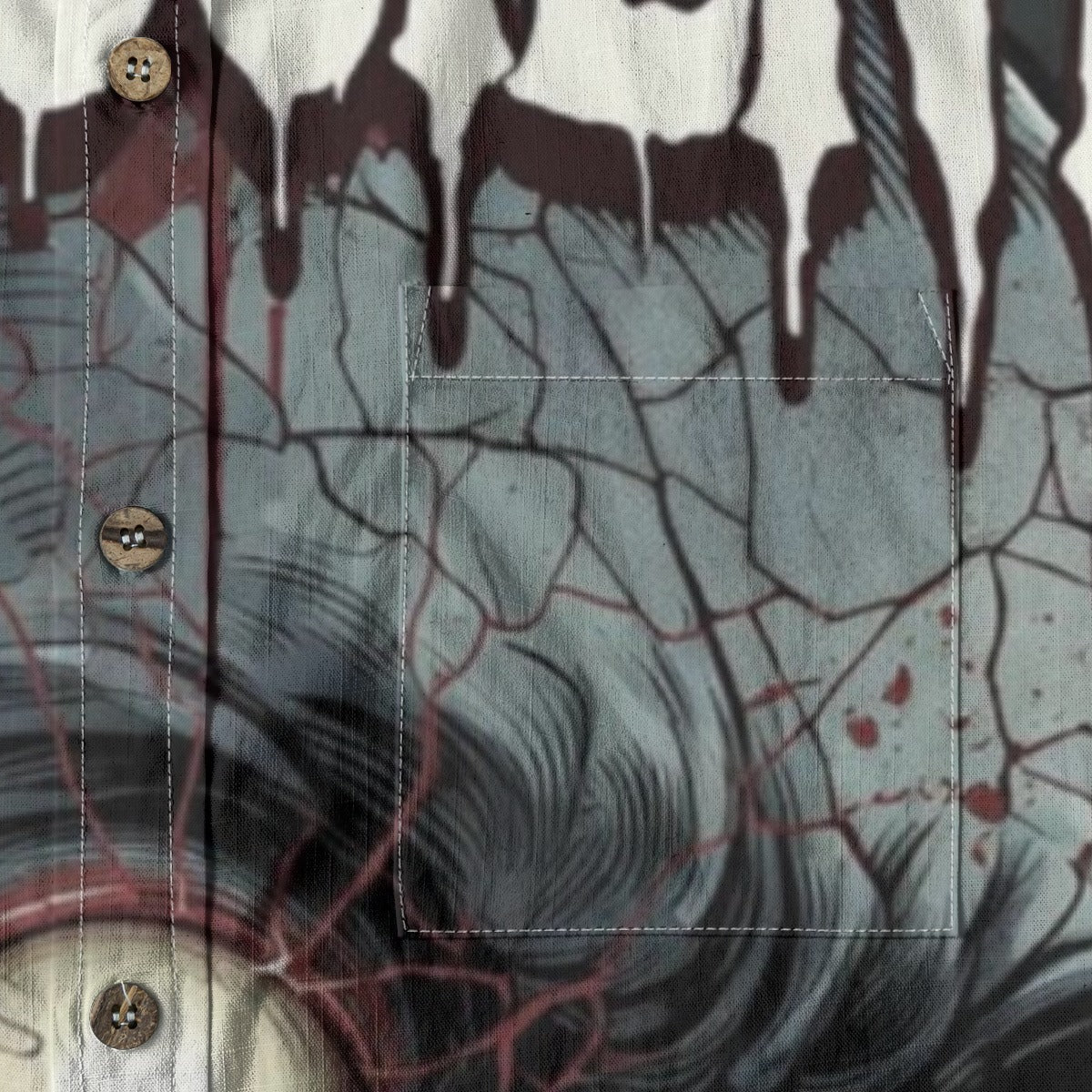 All-Over Print Men's Breathable Cotton Shirt|125GSM