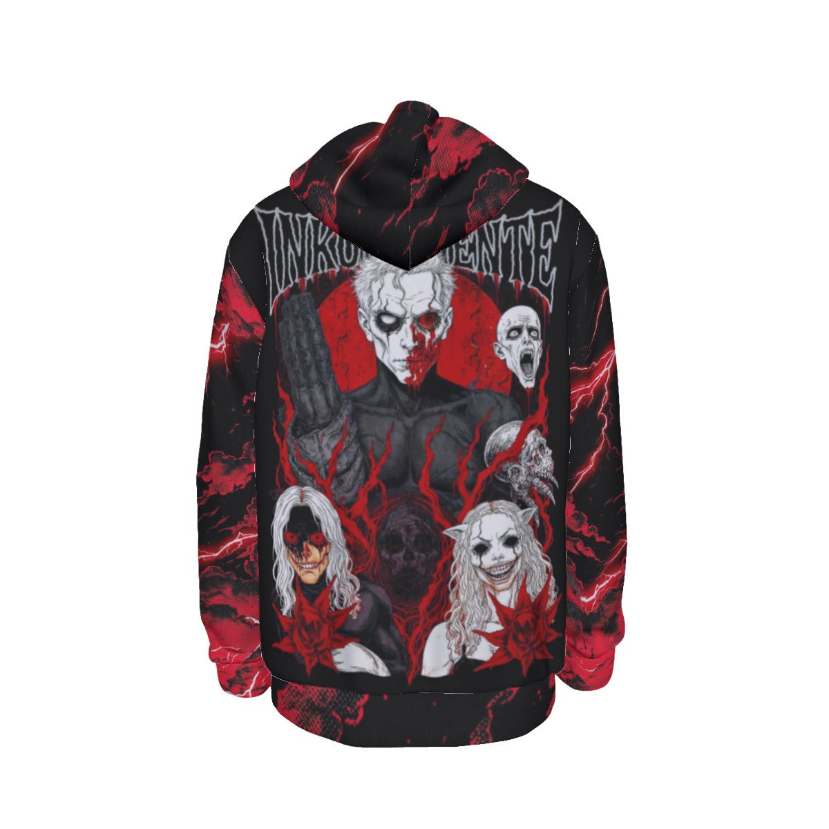 All-Over Print Men's Thicken Pullover Hoodie