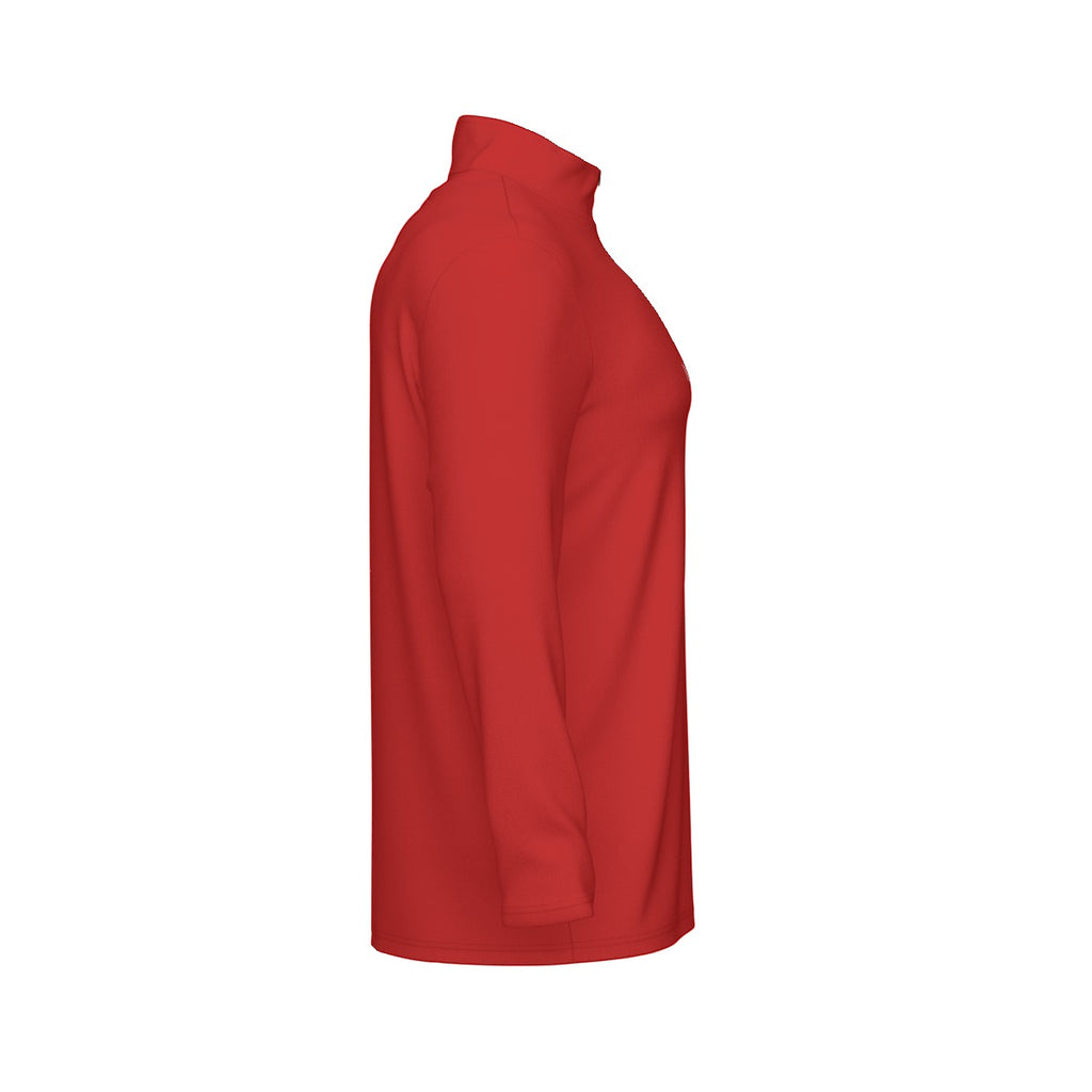 All-Over Print Men's Sports Collar Jersey With Long Sleeve| Interlock