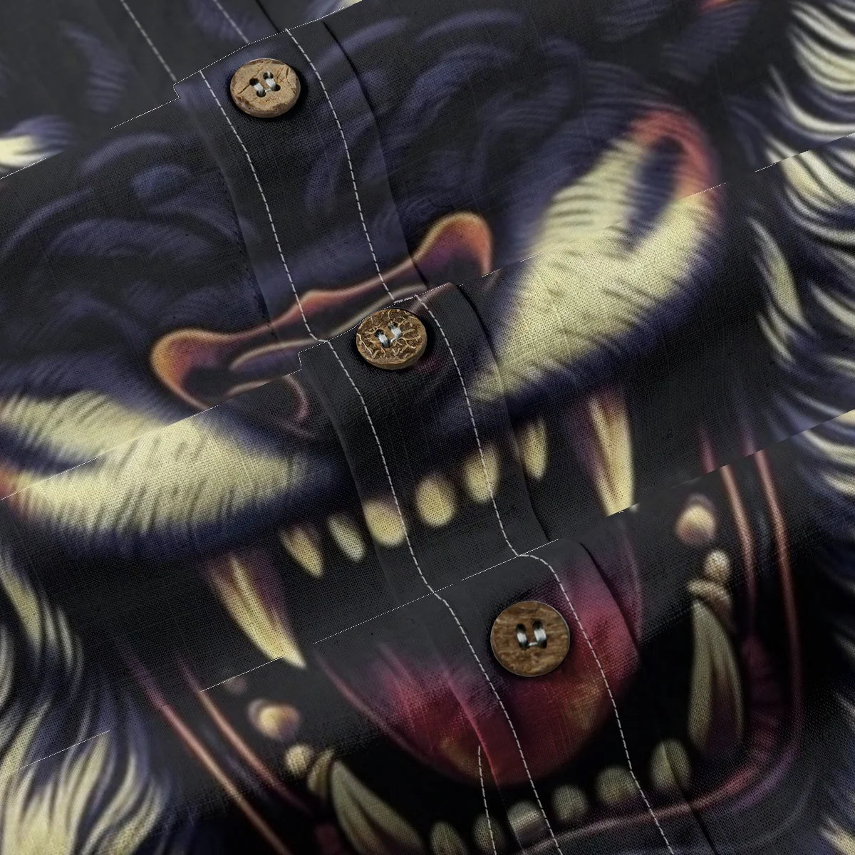 All-Over Print Men's Breathable Cotton Shirt|125GSM