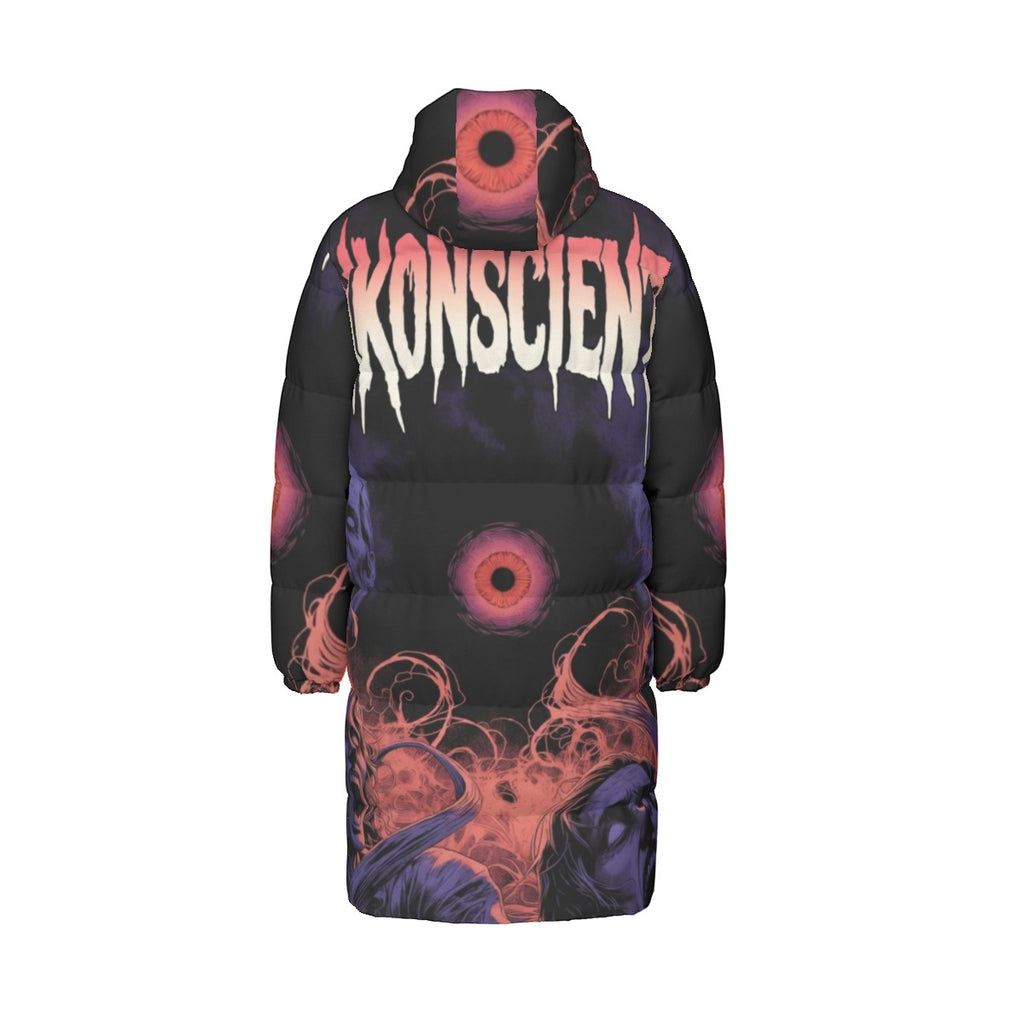 All-Over Print Unisex Long Down Jacket