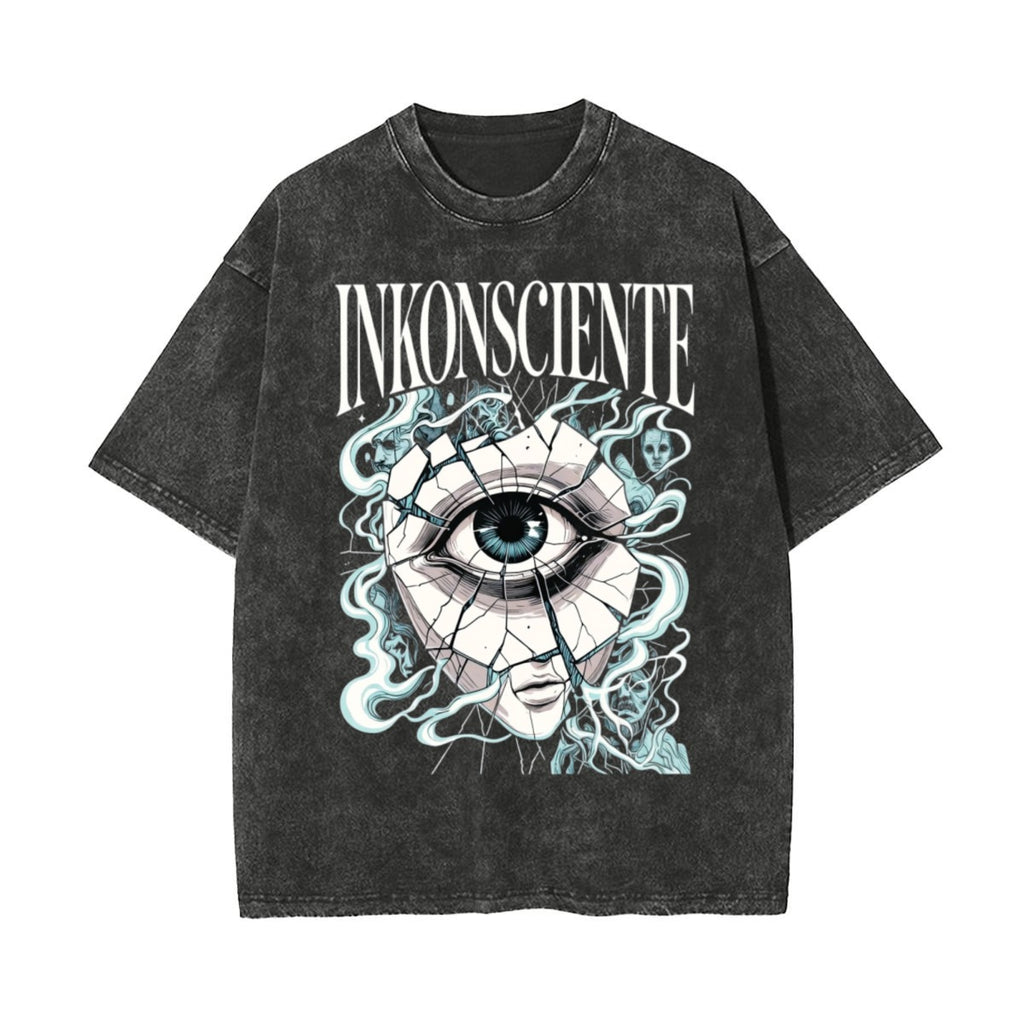 Unisex Heavyweight Washed T-shirt Printed in USA|250GSM Cotton DTF Double-sided