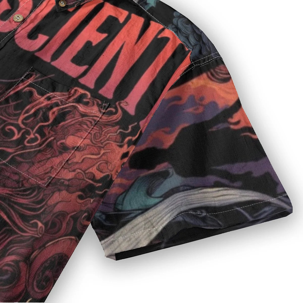 All-Over Print Men's Breathable Cotton Shirt|125GSM