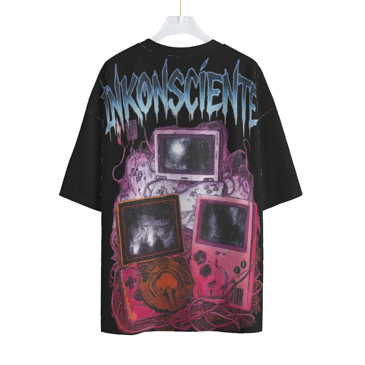 All-Over Print Unisex Drop-shoulder T-shirt
