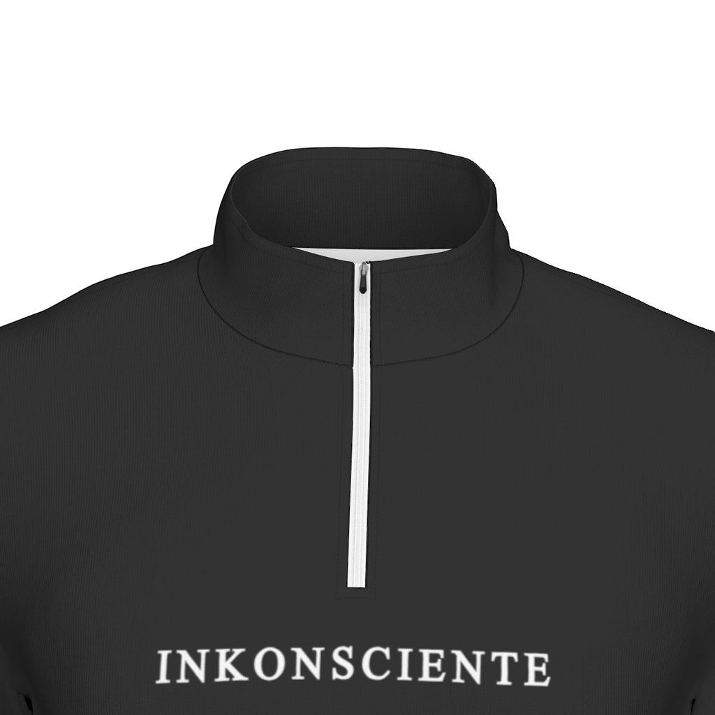All-Over Print Men's Sports Collar Jersey With Long Sleeve| Interlock