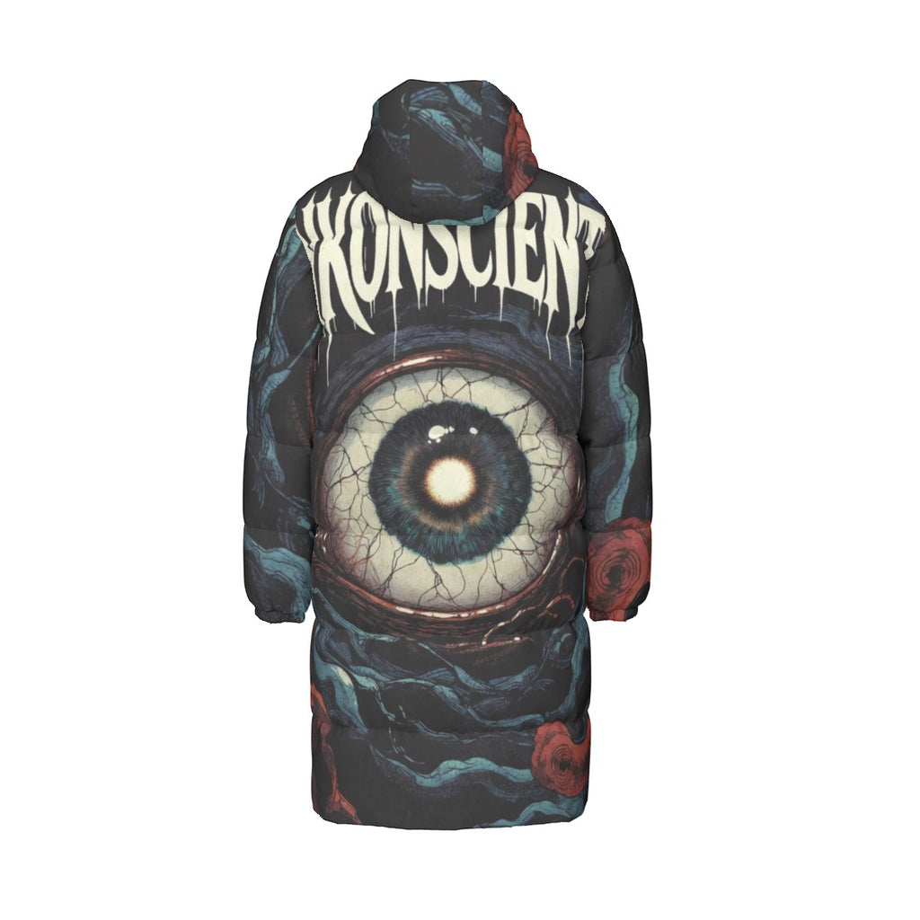All-Over Print Unisex Long Down Jacket