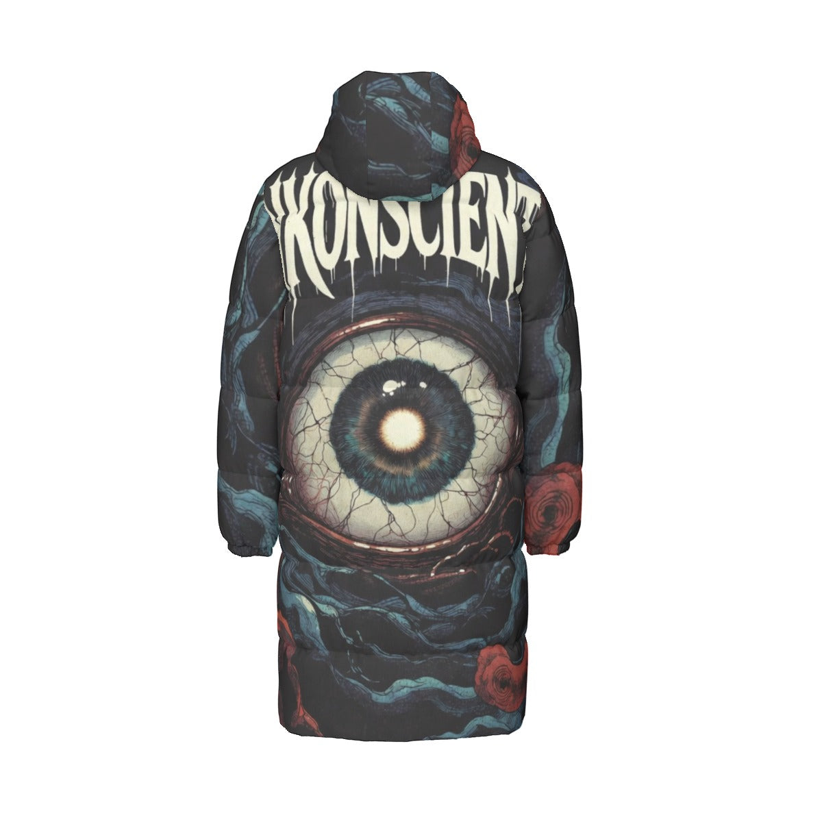 All-Over Print Unisex Long Down Jacket
