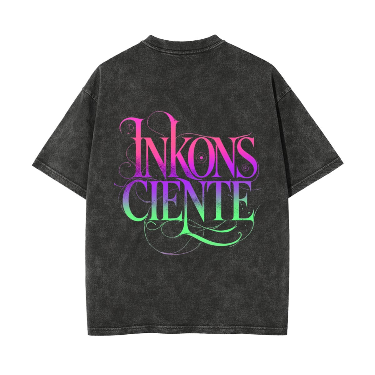 Unisex Heavyweight Washed T-shirt Printed in USA|250GSM Cotton DTF Double-sided