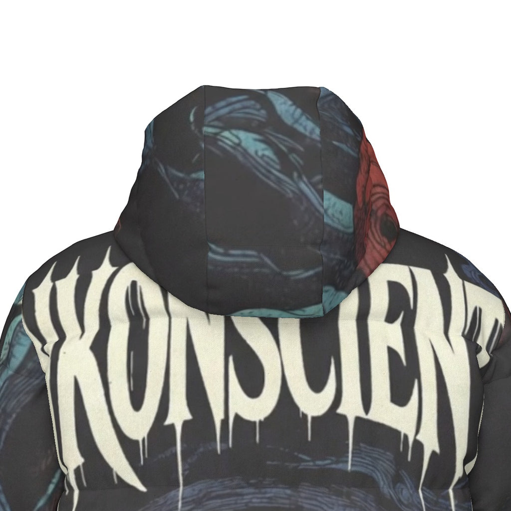All-Over Print Unisex Long Down Jacket