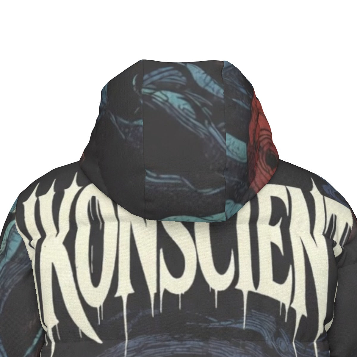 All-Over Print Unisex Long Down Jacket