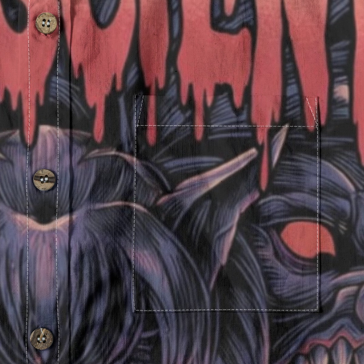 All-Over Print Men's Breathable Cotton Shirt|125GSM