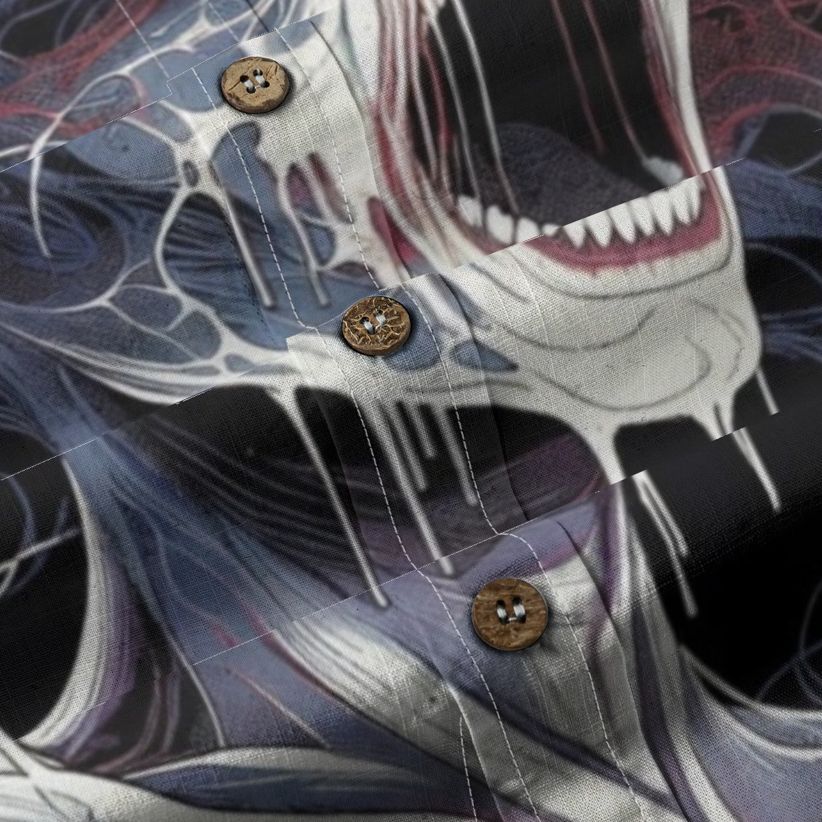 All-Over Print Men's Breathable Cotton Shirt|125GSM