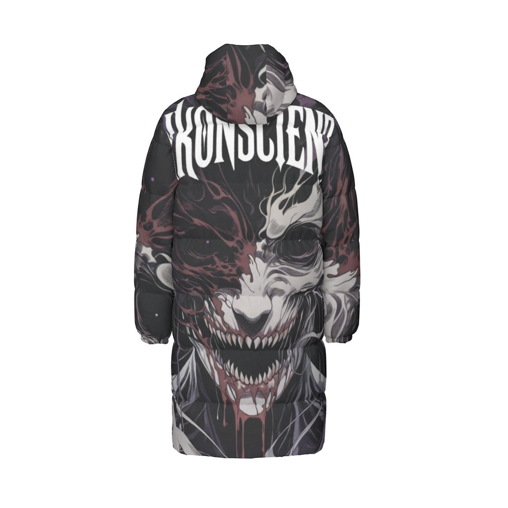 All-Over Print Unisex Long Down Jacket