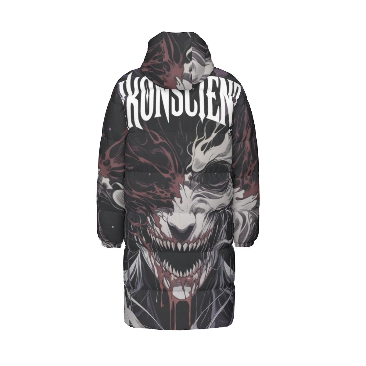 All-Over Print Unisex Long Down Jacket