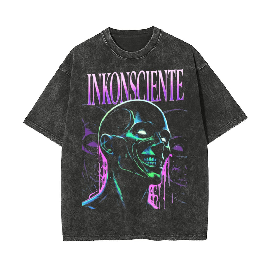 Unisex Heavyweight Washed T-shirt Printed in USA|250GSM Cotton DTF Double-sided