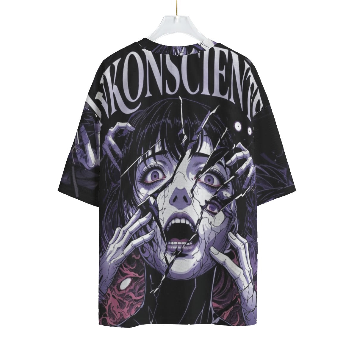 All-Over Print Unisex Drop-shoulder T-shirt