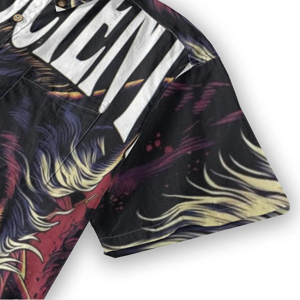 All-Over Print Men's Breathable Cotton Shirt|125GSM