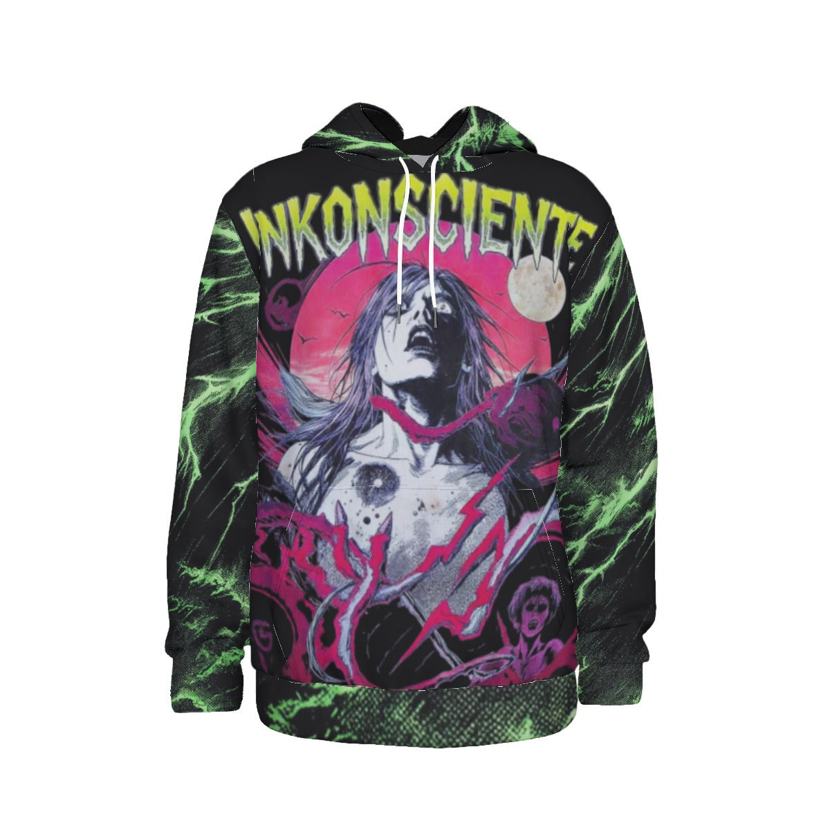 All-Over Print Men's Thicken Pullover Hoodie