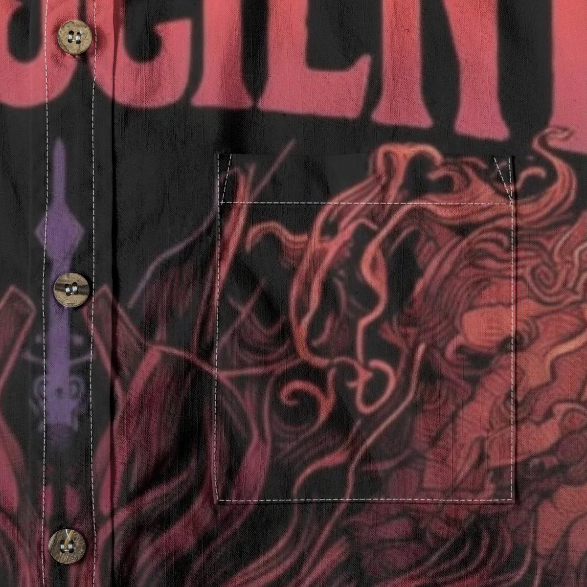 All-Over Print Men's Breathable Cotton Shirt|125GSM