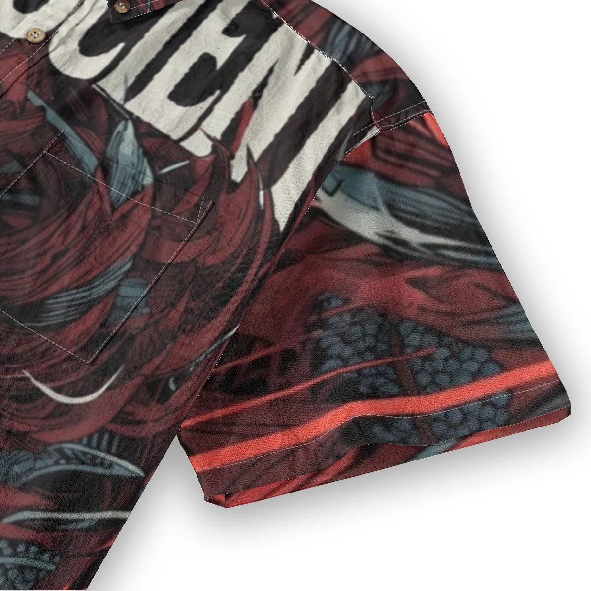 All-Over Print Men's Breathable Cotton Shirt|125GSM