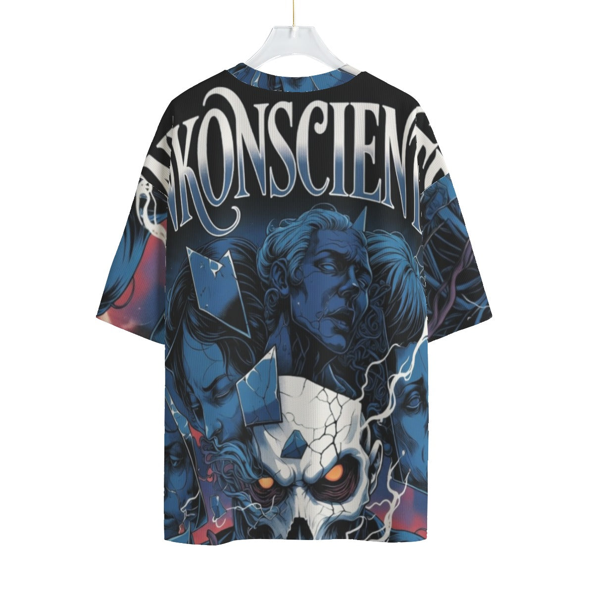 All-Over Print Unisex Drop-shoulder T-shirt