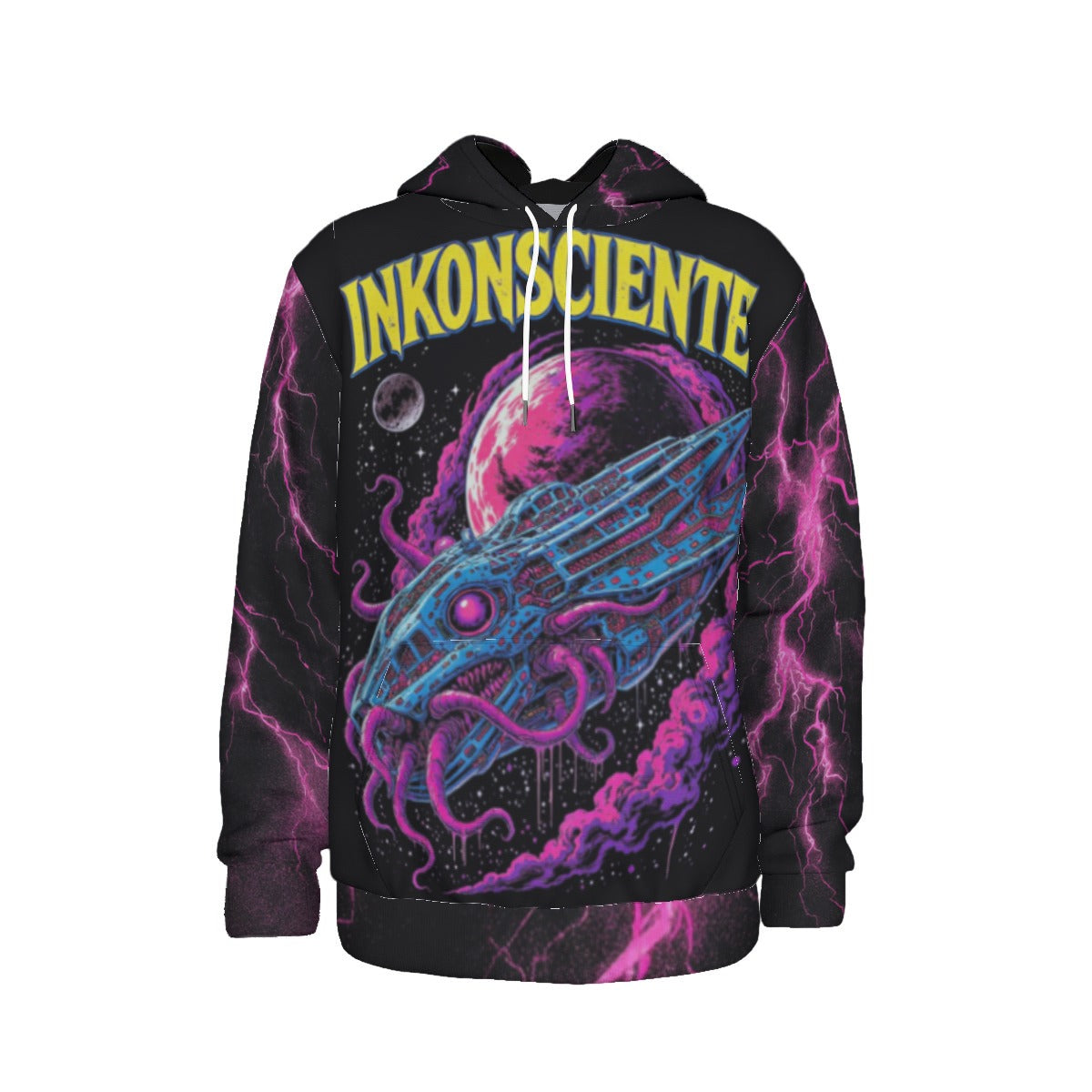 All-Over Print Men's Thicken Pullover Hoodie
