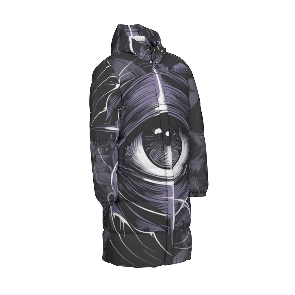 All-Over Print Unisex Long Down Jacket