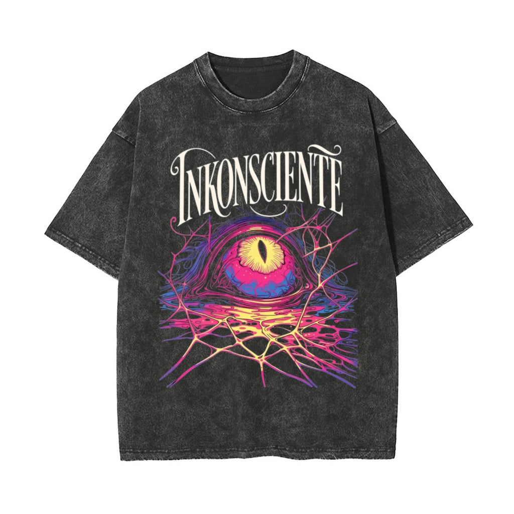 Unisex Heavyweight Washed T-shirt Printed in USA|250GSM Cotton DTF Double-sided