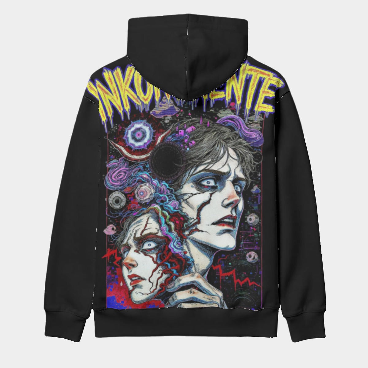 All-Over Print Men's Thicken Pullover Hoodie