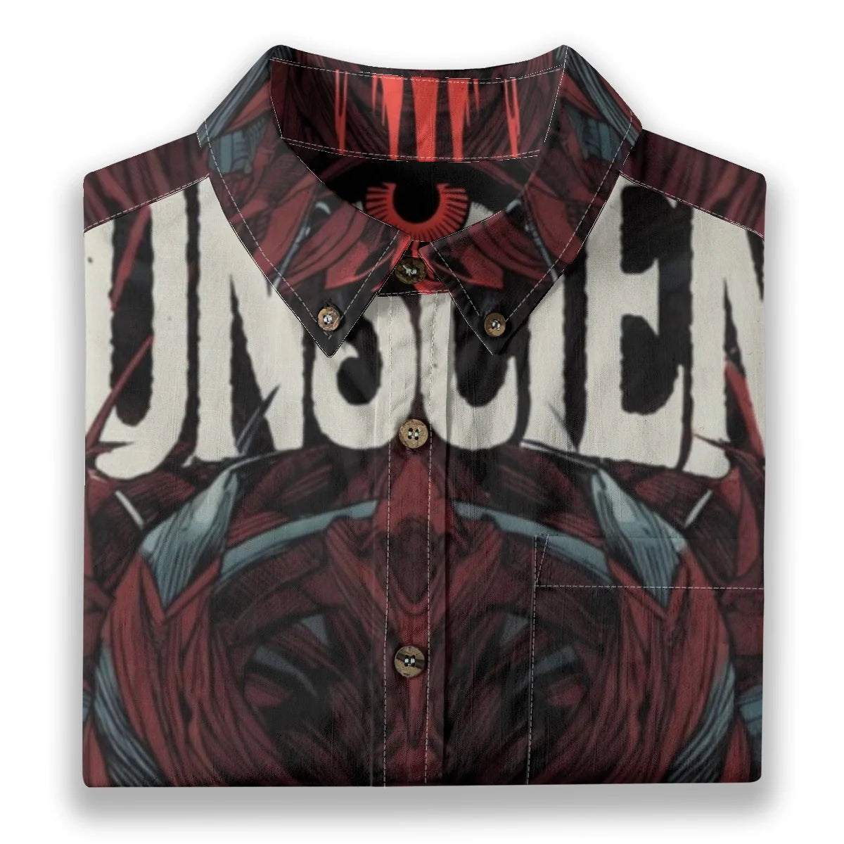 All-Over Print Men's Breathable Cotton Shirt|125GSM