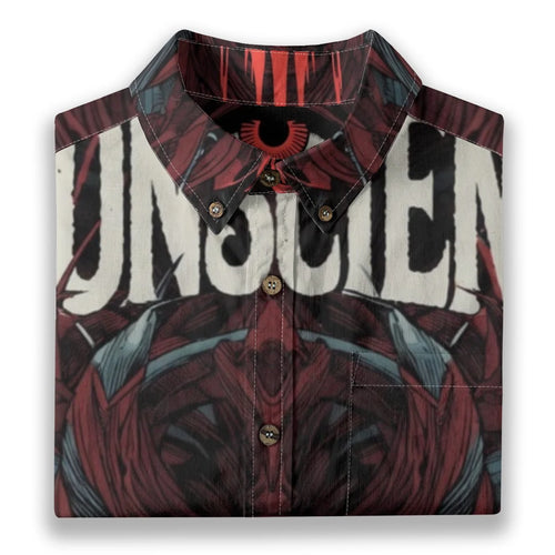 All-Over Print Men's Breathable Cotton Shirt|125GSM