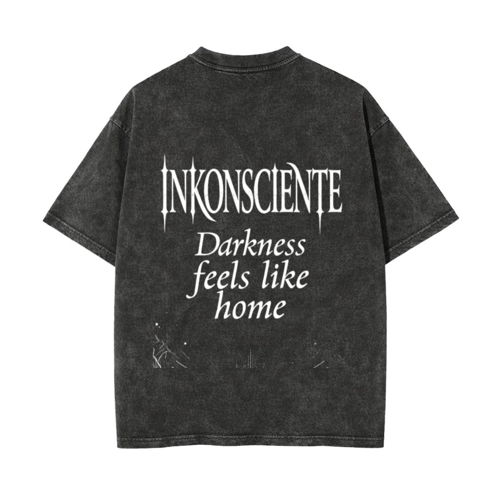 Unisex Heavyweight Washed T-shirt Printed in USA|250GSM Cotton DTF Double-sided