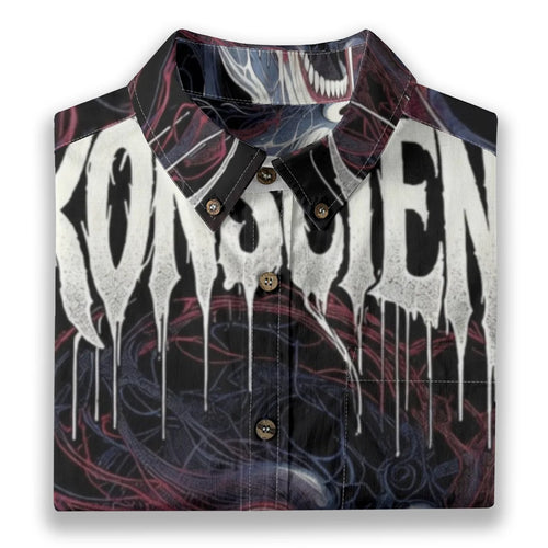 All-Over Print Men's Breathable Cotton Shirt|125GSM