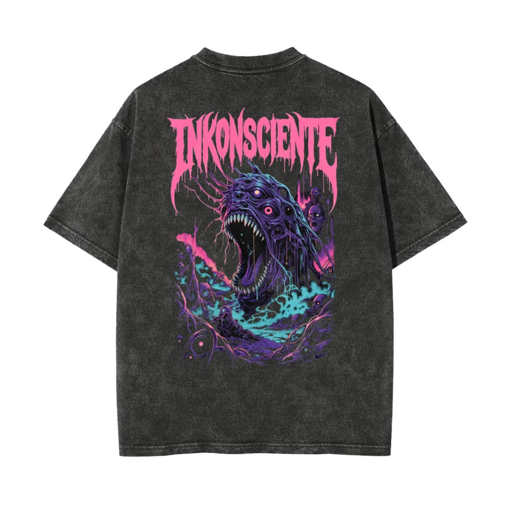 Unisex Heavyweight Washed T-shirt Printed in USA|250GSM Cotton DTF Double-sided