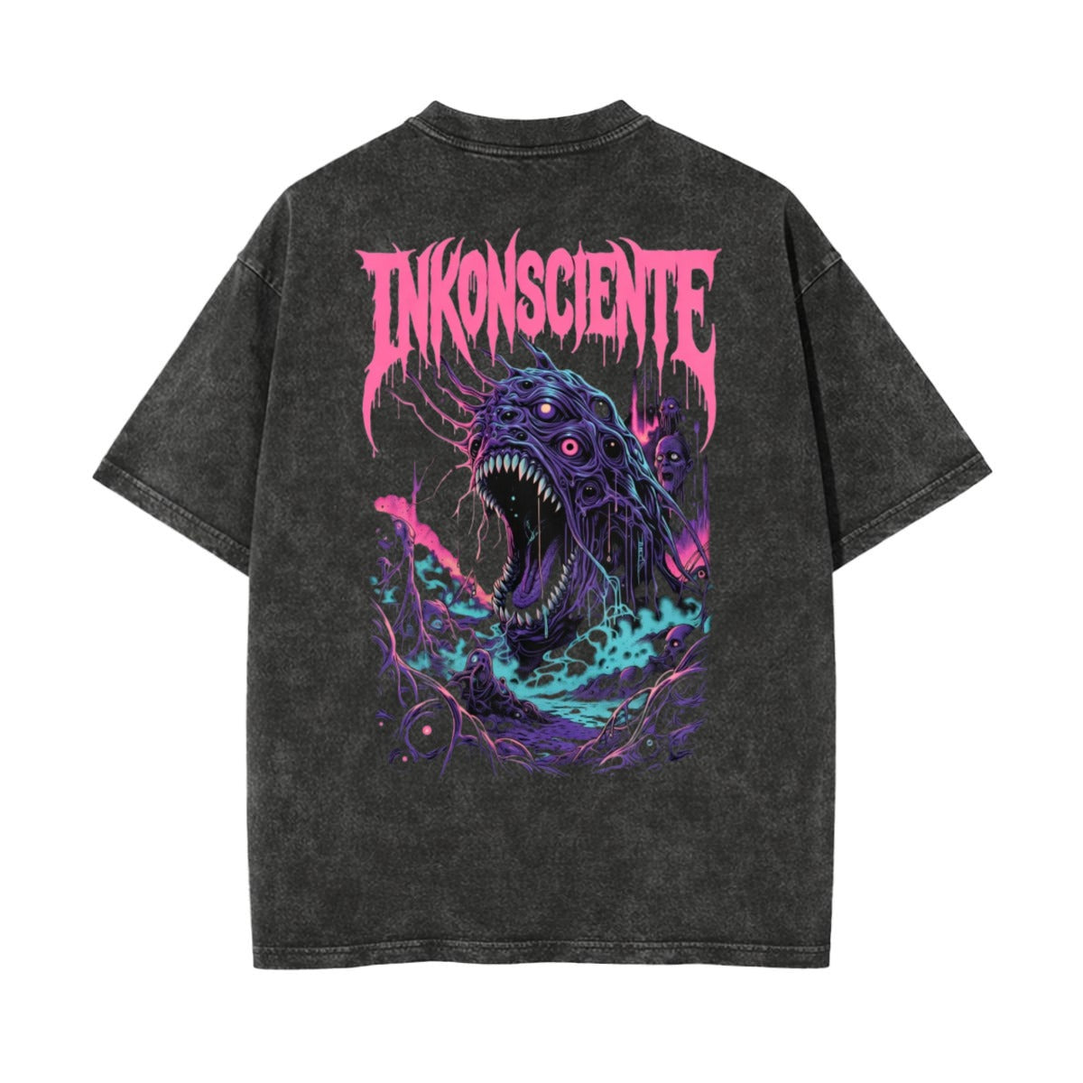 Unisex Heavyweight Washed T-shirt Printed in USA|250GSM Cotton DTF Double-sided
