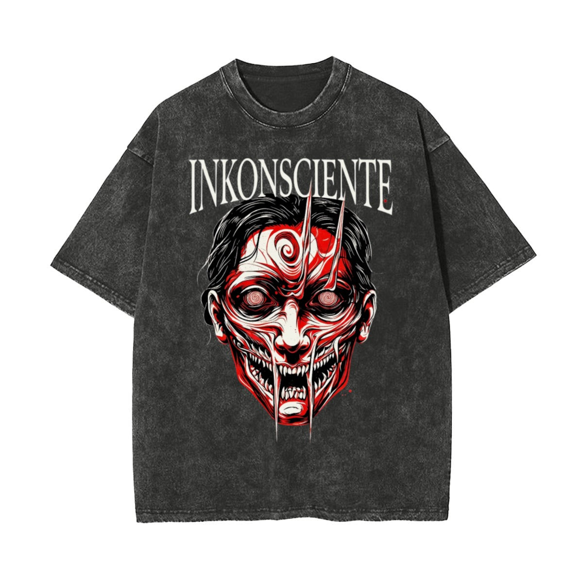 Unisex Heavyweight Washed T-shirt Printed in USA|250GSM Cotton DTF Double-sided