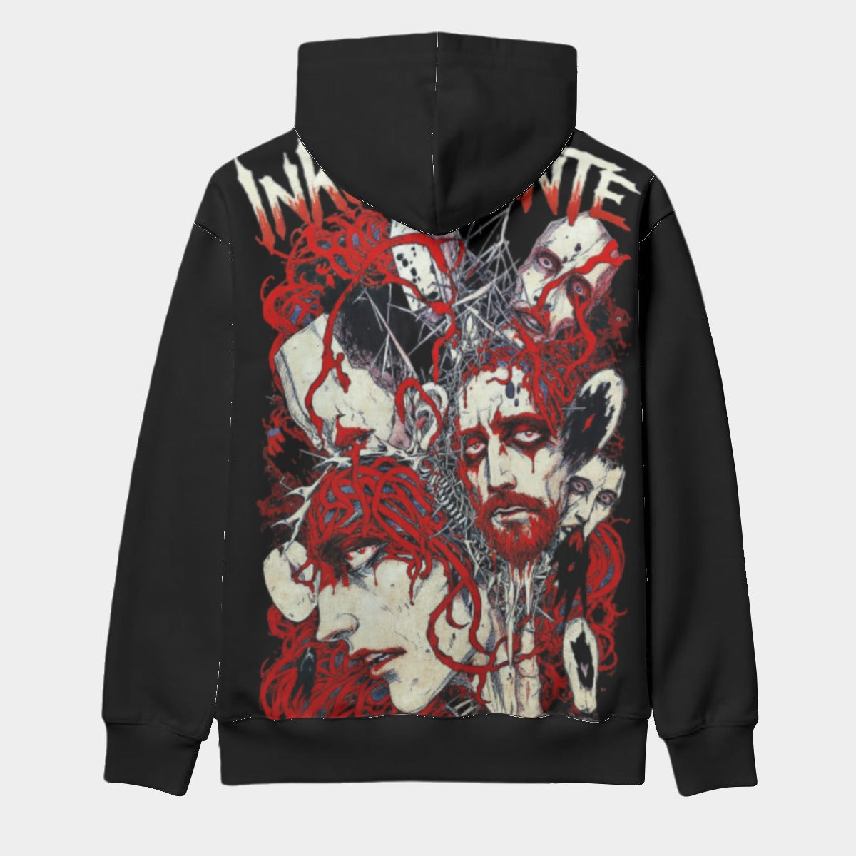 All-Over Print Men's Thicken Pullover Hoodie