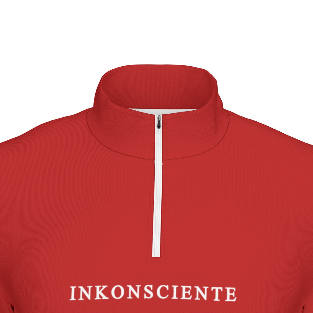 All-Over Print Men's Sports Collar Jersey With Long Sleeve| Interlock