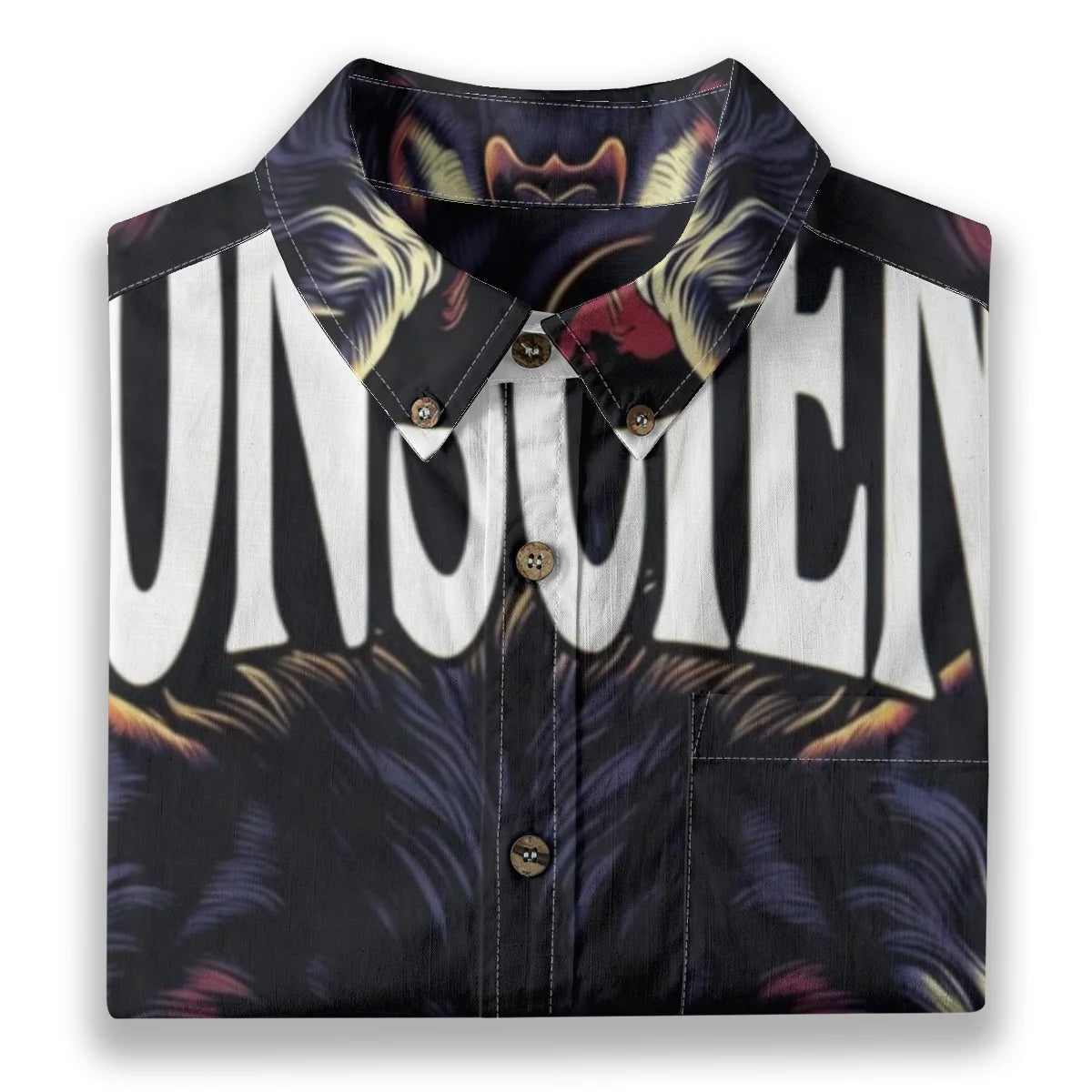 All-Over Print Men's Breathable Cotton Shirt|125GSM