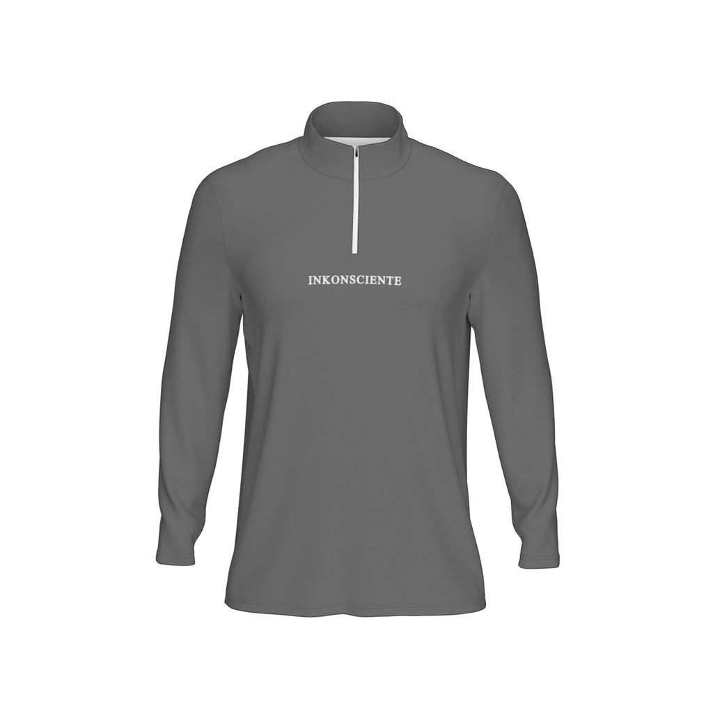 All-Over Print Men's Sports Collar Jersey With Long Sleeve| Interlock
